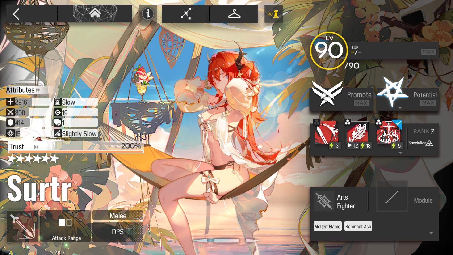 Surtr base ATK