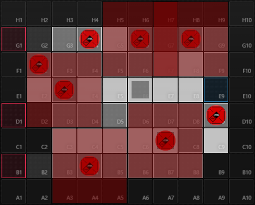 Mid box mark of epoch tiles