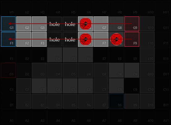 Top left side pathing