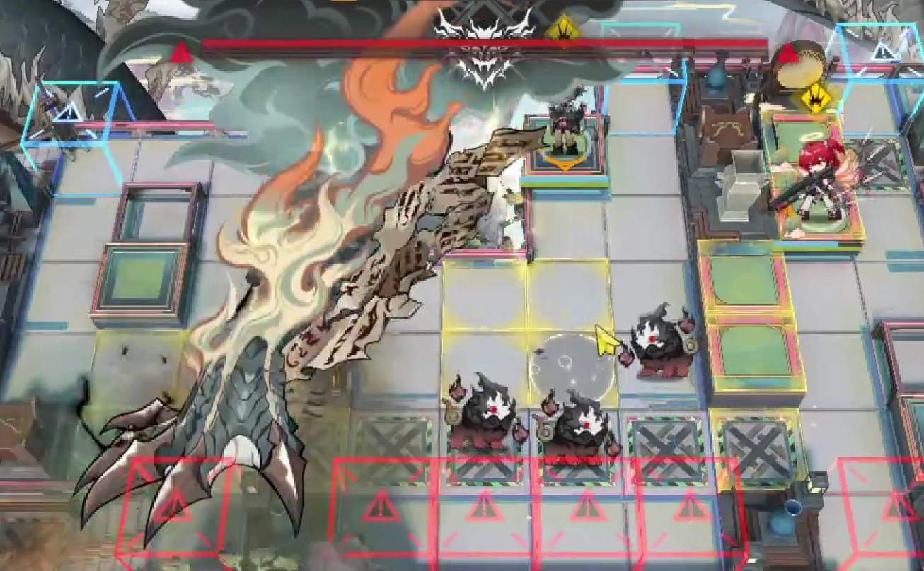 Boss stomp mechanic in Ending 2.