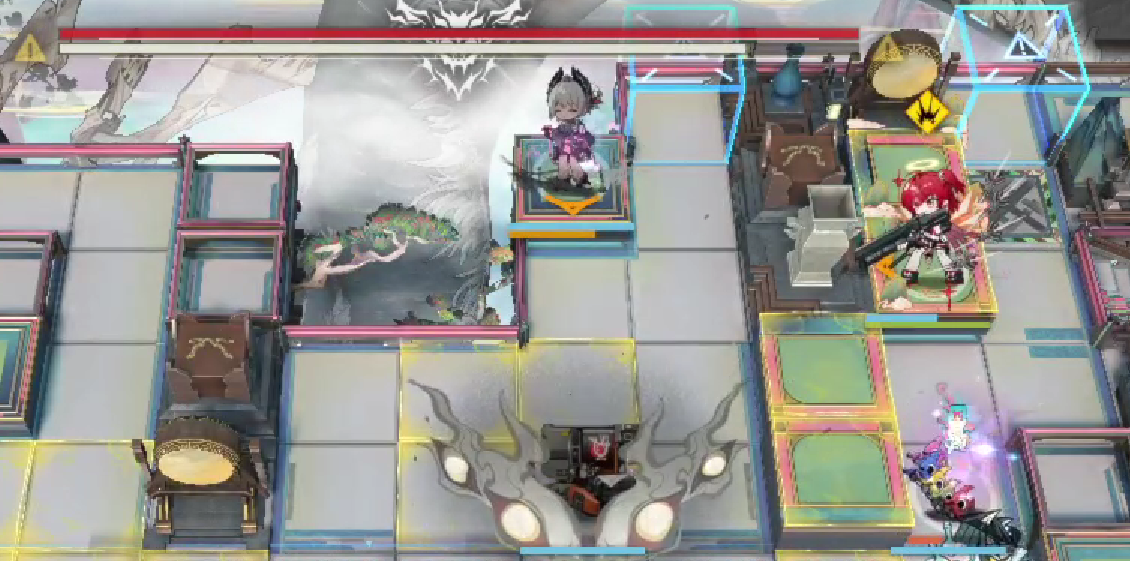 Baiting the boss stomp.